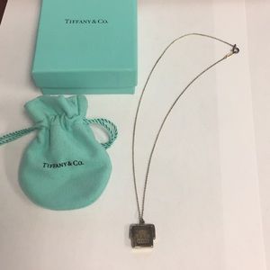 Tiffany & Co. 1837 flip pendant necklace